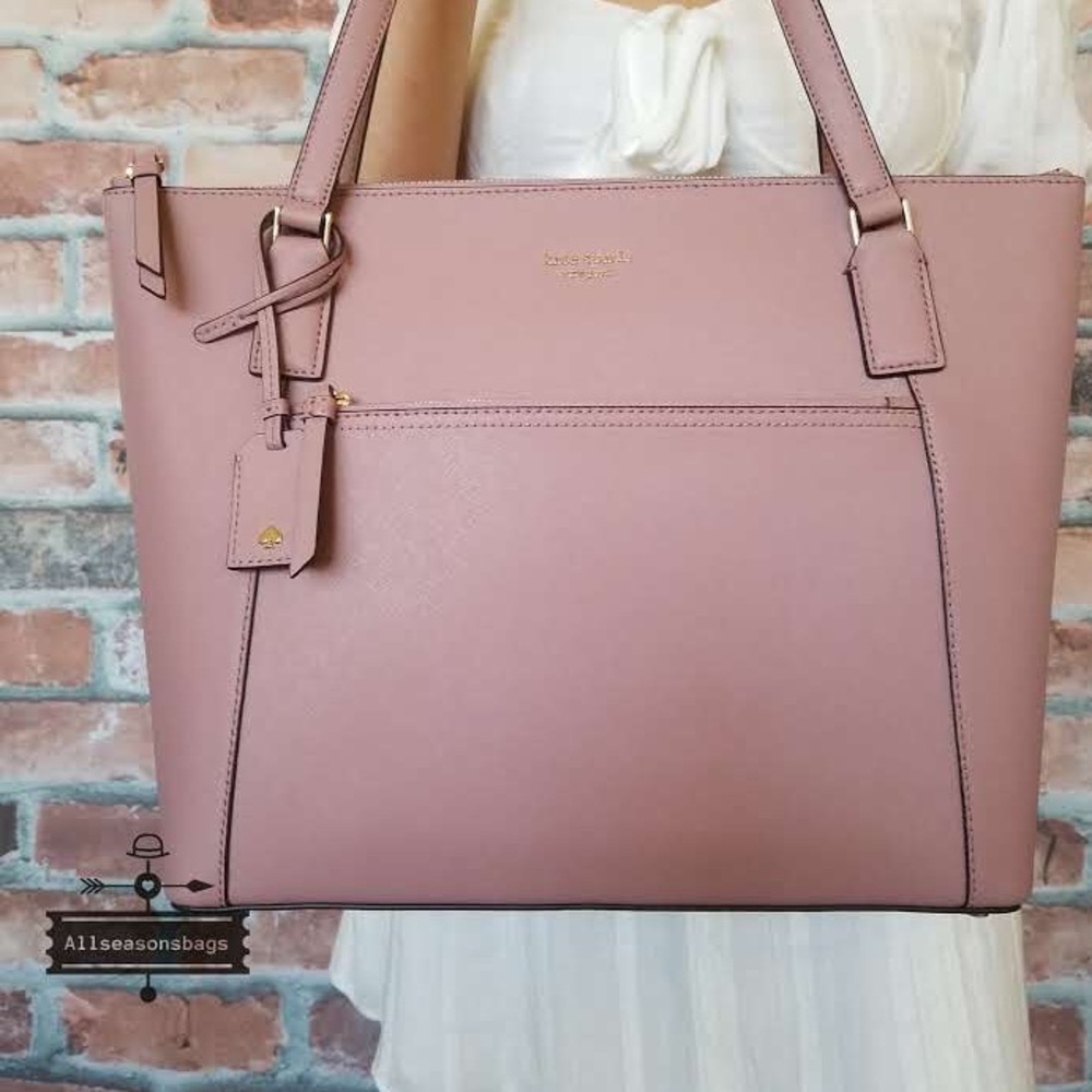 Kate spade LARGE Cameron pocket tote solid PEONY - Picture 5 of 7